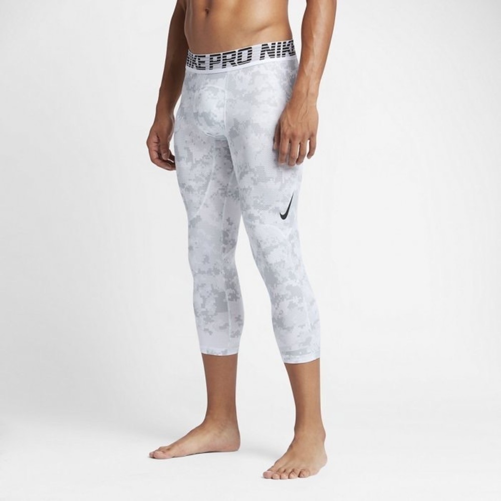 Mens Nike Pro Camo Cropped Leggings Medium M